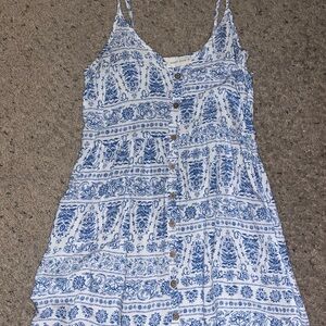 Ocean Drive Blue and White Floral Shirt